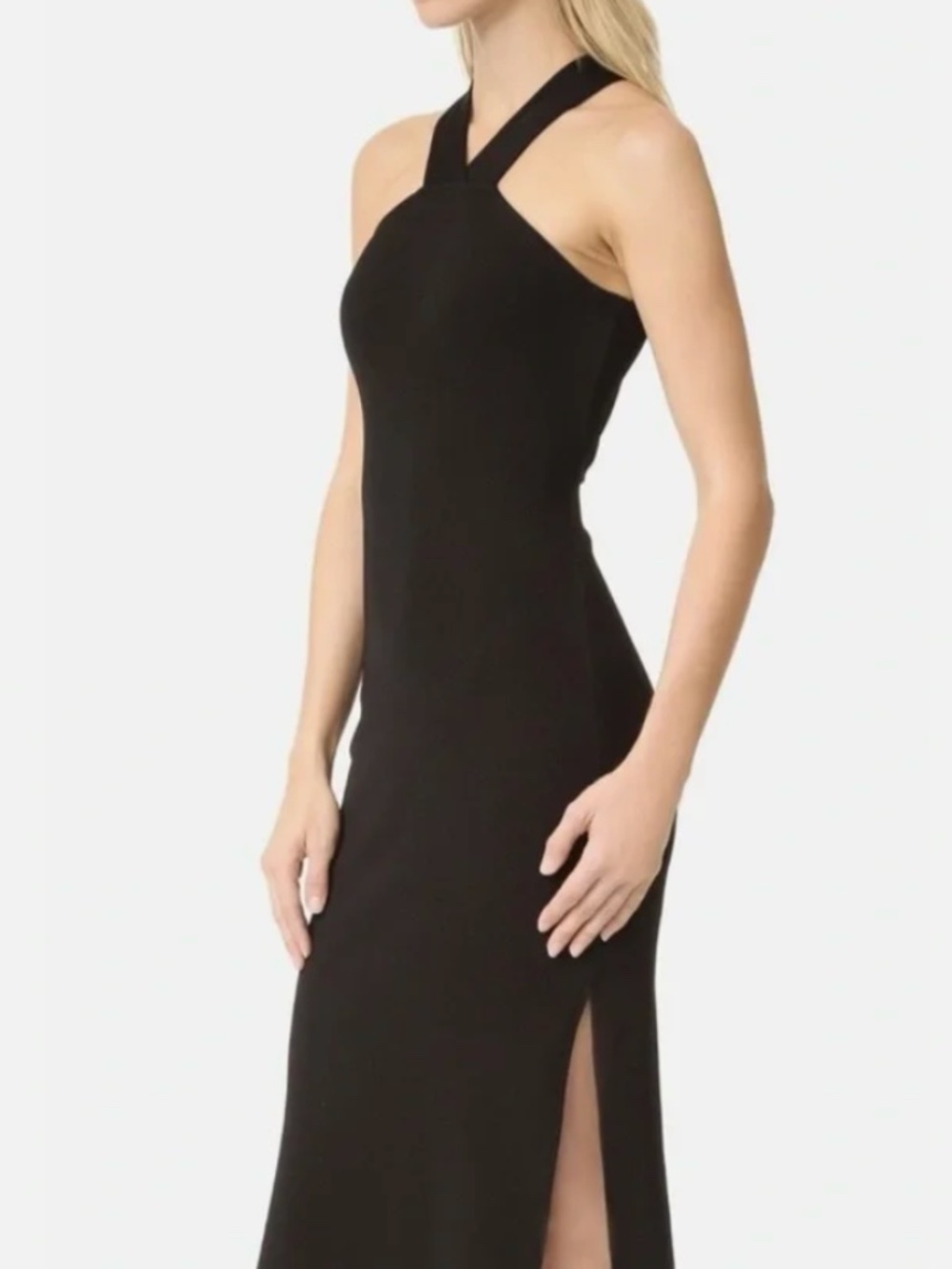 Rag & Bone Rachel Sleeveless Cutout Ribbed Midi Dress Black Size 6